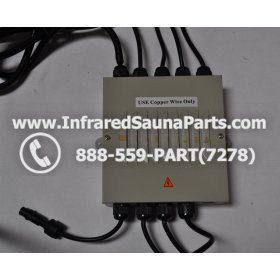 COMPLETE CONTROL POWER BOX 110V / 120V - COMPLETE CONTROL POWER BOX 110V  120V SUNTECH INFRARED SAUNA WITH 8 HEATER PLUGS v1 2