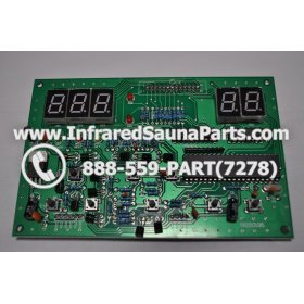 CIRCUIT BOARDS WITH  FACE PLATES - CIRCUIT BOARD WITH FACEPLATE ZENAWAKENING INFRARED SAUNA 06S10195 2