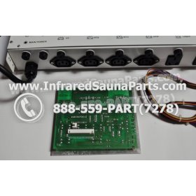 COMPLETE CONTROL POWER BOX WITH CONTROL PANEL - COMPLETE CONTROL POWER BOX VIDAL INFRARED SAUNA STYLE 4 WITH ONE CONTROL PANEL 5