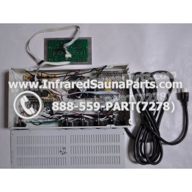 COMPLETE CONTROL POWER BOX WITH CONTROL PANEL - COMPLETE CONTROL POWER BOX LONGEVITY INFRARED SAUNA STYLE 1 WITH ONE CONTROL PANEL 17