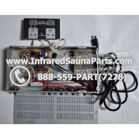 COMPLETE CONTROL POWER BOX WITH CONTROL PANEL - COMPLETE CONTROL POWER BOX WATERSTAR INFRARED SAUNA STYLE 2 WITH ONE CONTROL PANEL 13