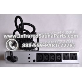COMPLETE CONTROL POWER BOX 110V / 120V - COMPLETE CONTROL POWER BOX 110V / 120V LONGEVITY  INFRARED SAUNA STYLE 3 5