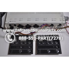 COMPLETE CONTROL POWER BOX WITH CONTROL PANEL - COMPLETE CONTROL POWER BOX LONGEVITY  INFRARED SAUNA STYLE 4 WITH TWO CONTROL PANELS 3