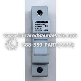 FUSE BLOCKS - FUSE BLOCK JINSHAN SOLAR PV 10X38 DC 1000V 30A 1