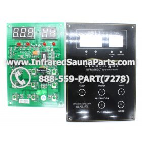 CIRCUIT BOARDS WITH  FACE PLATES - CIRCUIT BOARD WITH FACE PLATE INFRARED SAUNA CABIN MAIN 1