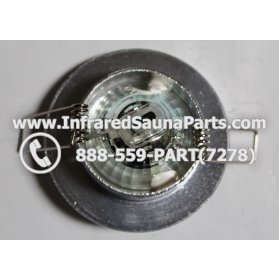 COMPLETE LIGHT ASSEMBLY 110V / 120V - COMPLETE LIGHT ASSEMBLY IN SILVER PLASTIC FINISH WITH LED BULB G6-B2 110V / 120V 3