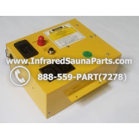 COMPLETE CONTROL POWER BOX 220V / 240V - COMPLETE CONTROL POWER BOX 220V / 240V CLEARLIGHT INFRARED SAUNA  MODEL HM-PCS1(REV.B) 3