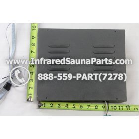 COMPLETE CONTROL POWER BOX WITH CONTROL PANEL - COMPLETE CONTROL POWER BOX ENLIGHTEN INFRARED SAUNA WITH DIGITAL HEAT LEVEL CONTROL WITH TWO CONTROL PANEL 110V / 120V STYLE 1 2