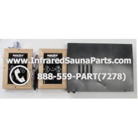 COMPLETE CONTROL POWER BOX WITH CONTROL PANEL - COMPLETE CONTROL POWER BOX HECHT INFRARED SAUNA WITH USB MP3 FM PLAYER TWO CONTROL PANEL 220V / 240V 1