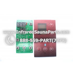 CIRCUIT BOARDS WITH  FACE PLATES - CIRCUIT BOARDS WITH FACE PLATES - YTM-V1.2-KB  (8 BUTTONS)  2 1
