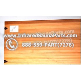 WOOD SAUNA WALLS - HEMLOCK WOOD SAUNA PANEL ( 71.2" x 56.6" ) L 2