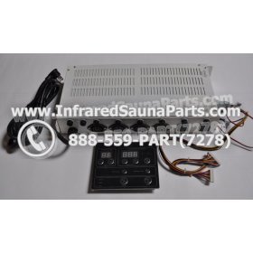 COMPLETE CONTROL POWER BOX WITH CONTROL PANEL - COMPLETE CONTROL POWER BOX JOSEN INFRARED SAUNA STYLE 4 WITH ONE CONTROL PANEL 4