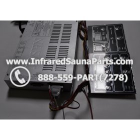 COMPLETE CONTROL POWER BOX WITH CONTROL PANEL - COMPLETE CONTROL POWER BOX IRONMAN INFRARED SAUNA STYLE 3 WITH TWO CONTROL PANELS 2
