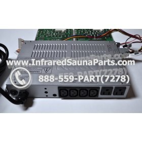 COMPLETE CONTROL POWER BOX WITH CONTROL PANEL - COMPLETE CONTROL POWER BOX GAIA INFRARED SAUNA STYLE 3 WITH TWO CONTROL PANELS 5