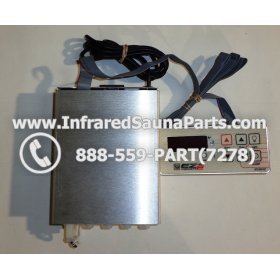 COMPLETE CONTROL POWER BOX WITH CONTROL PANEL - COMPLETE CONTROL POWER BOX EZE INFRARED SAUNA WITH CONTROL PANEL 2