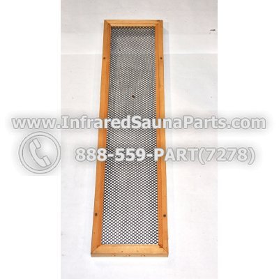 WOOD HEATER COVERS - HEMLOCK WOOD STYLE 2 HEATER COVER IN BLACK 1