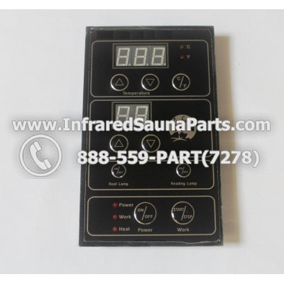 CIRCUIT BOARDS WITH  FACE PLATES - CIRCUIT BOARD WITH FACEPLATE INFRASUN 9 BUTTONS 1