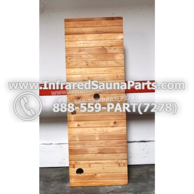 WOOD BENCHS + HEATERS - HEMLOCK WOOD BENCH ( 46.7" x 16.2" ) 1