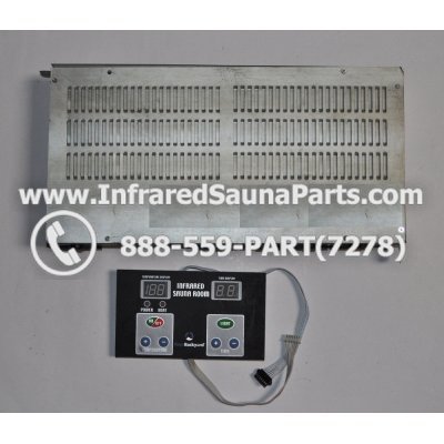 COMPLETE CONTROL POWER BOX WITH CONTROL PANEL - COMPLETE CONTROL POWER BOX MASTERSAUNA INFRARED SAUNA STYLE 2 WITH ONE CONTROL PANEL 1